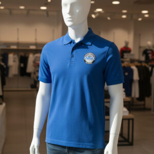 Polohemd Blau Herren