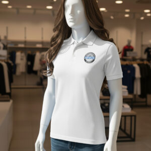Polohemd Weiss Damen