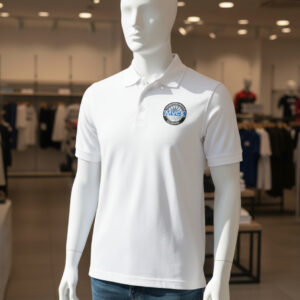Polohemd Weiss Herren